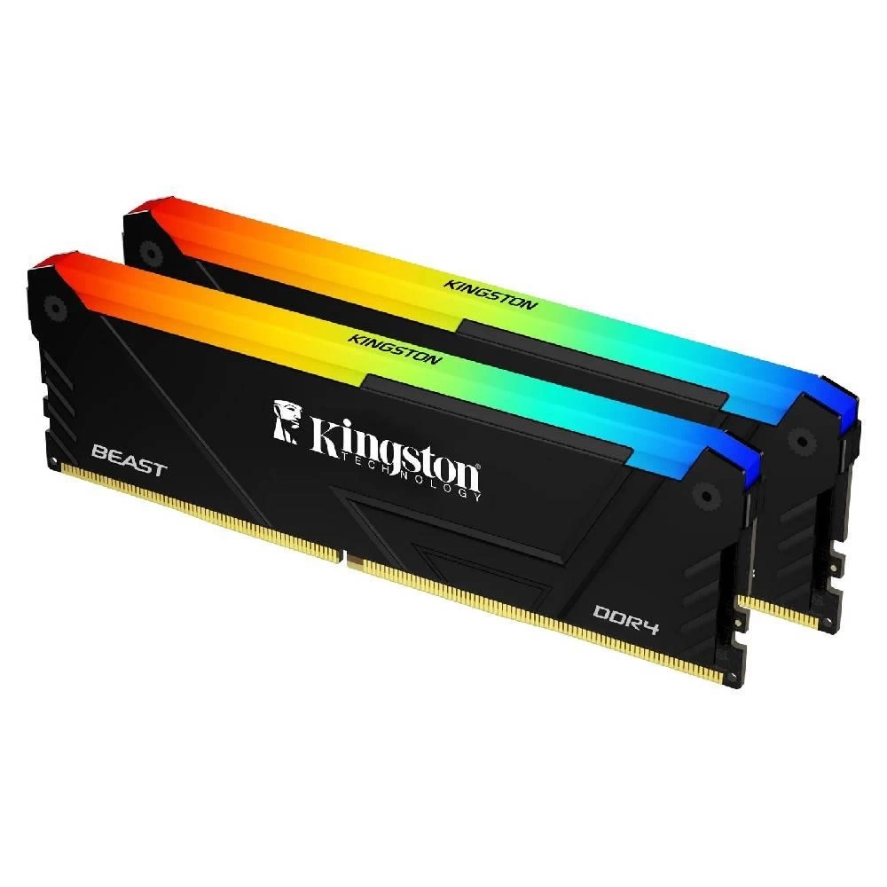 Kingston Beast 16GB(2x8) RGB 3200 DDR4 CL16 KF432C16BB2AK2/16TR