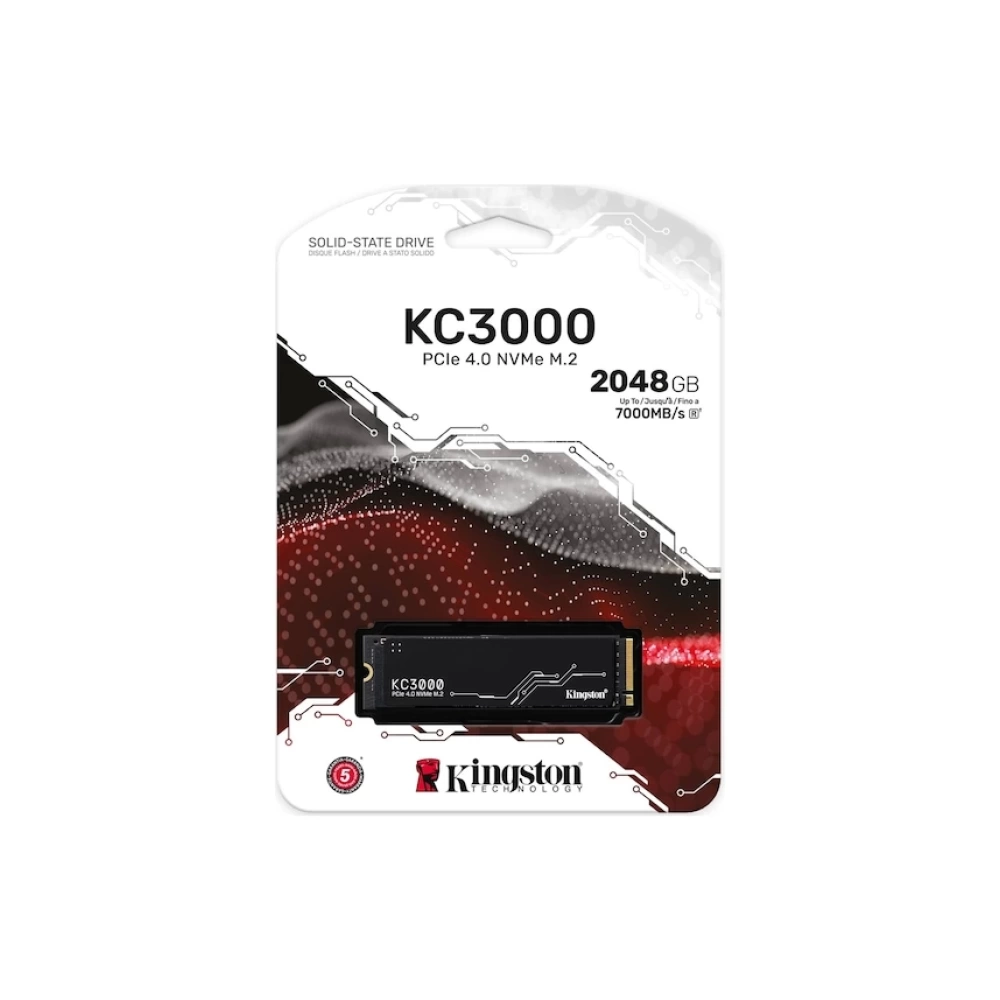 Kingston KC3000 2TB SSD m.2 PCIE 4.0 NVMe SKC3000D/2048G