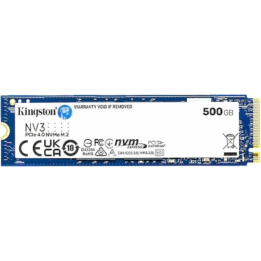 Kingston NV3 500GB SSD PCIe 4.0 m.2 NVMe SNV3S/500G