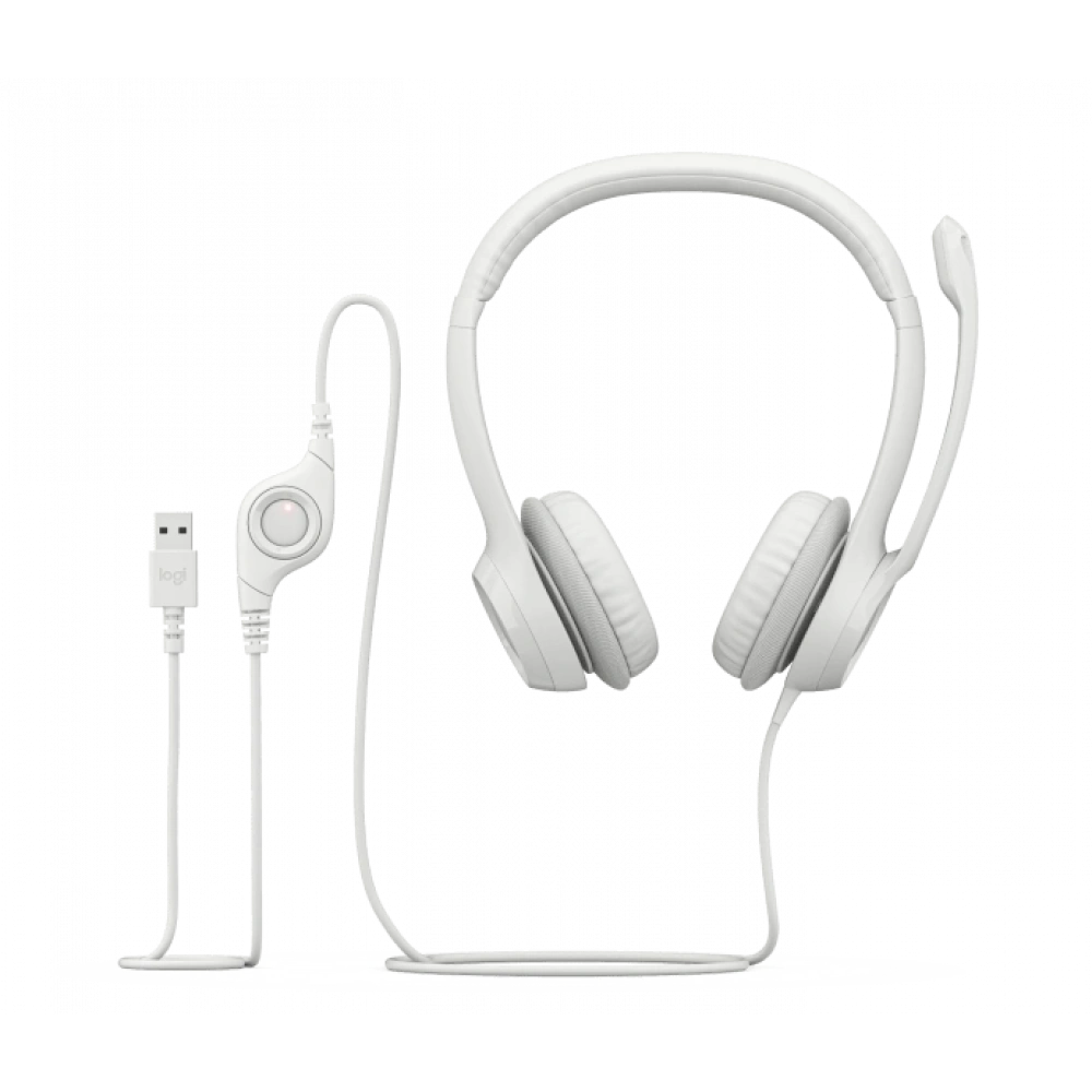 LOGITECH H390 MIKROFONLU BEYAZ KULAKLIK 981-001286