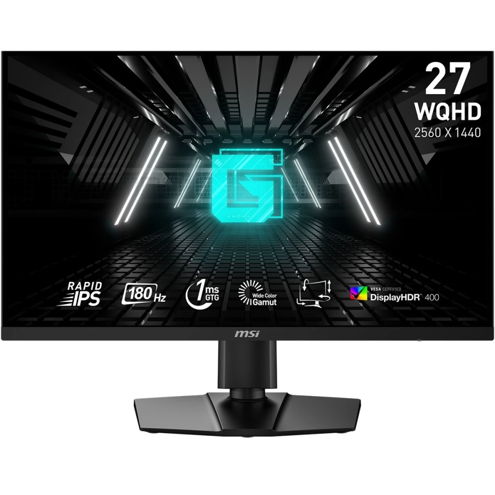 MSI 27 G274QPF E2 2560x1440 (WQHD) 16:9 FLAT RAPID IPS 180HZ 1MS FREESYNC PIVOT GAMING MONITOR