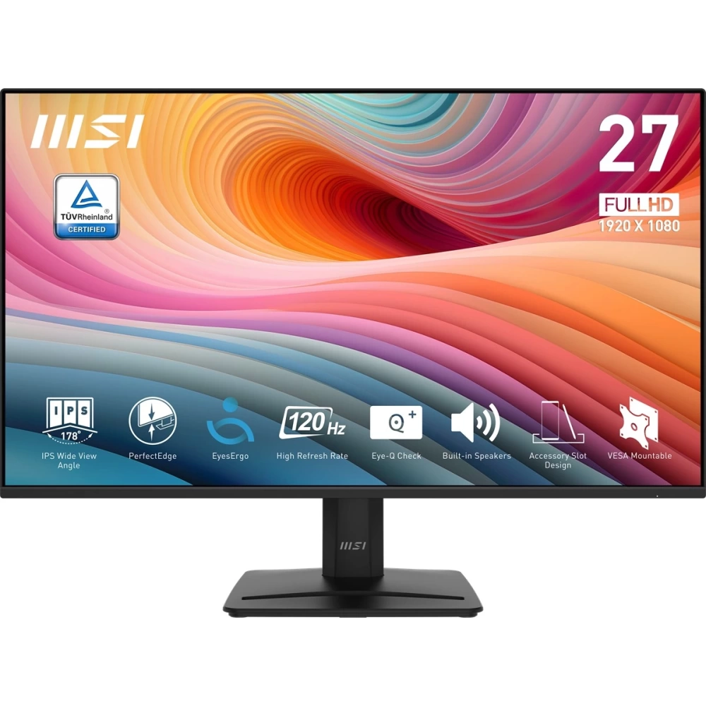 MSI 27 PRO MP275 E2 1920x1080 (FHD) 16:9 FLAT IPS 120HZ 1MS FREESYNC MONITOR