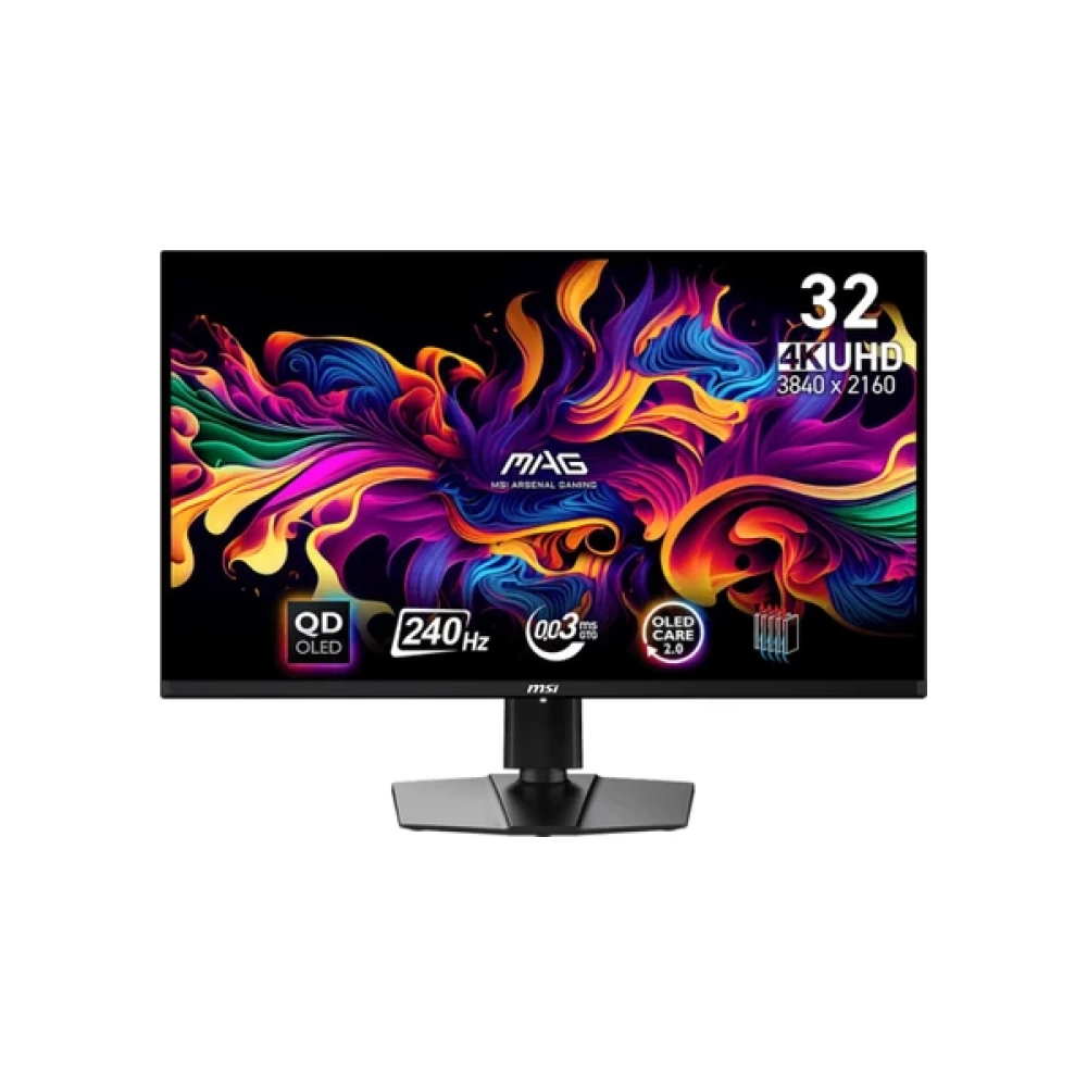 MSI 31.5 MAG 321UPX QD-OLED 3840x2160 (UHD) 16:9 FLAT 240HZ 0.03MS FREESYNC GAMING MONITOR