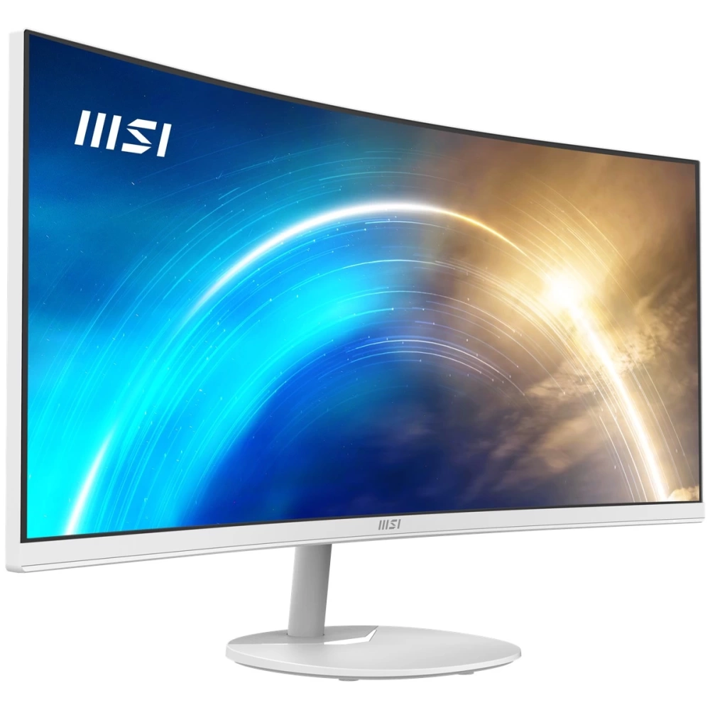 MSI 34 PRO MP341CQW 3440x1440 (UWQHD) 21:9 CURVE 1500R VA 100HZ 1MS FREESYNC BEYAZ MONITOR