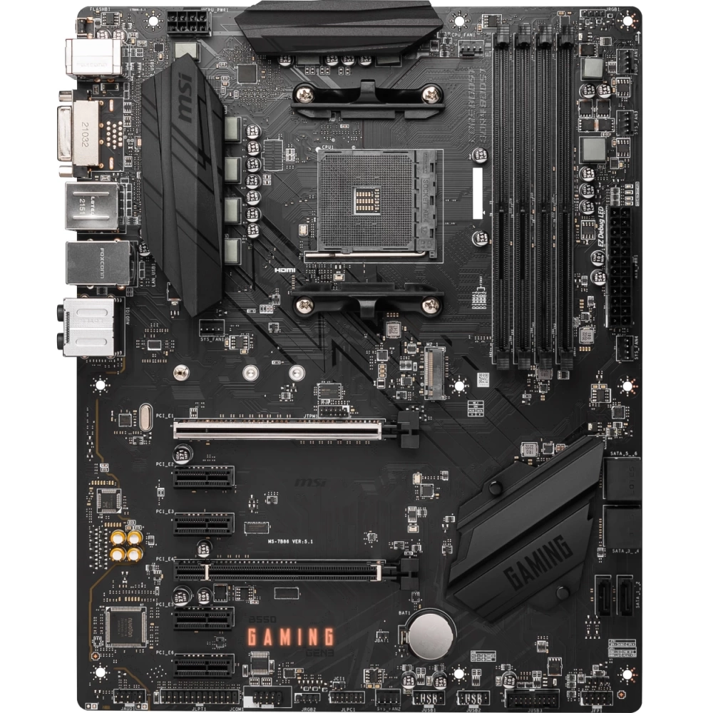MSI B550 GAMING GEN3 AM4 DDR4 4400(OC) HDMI DVI M.2 USB3.2 ATX