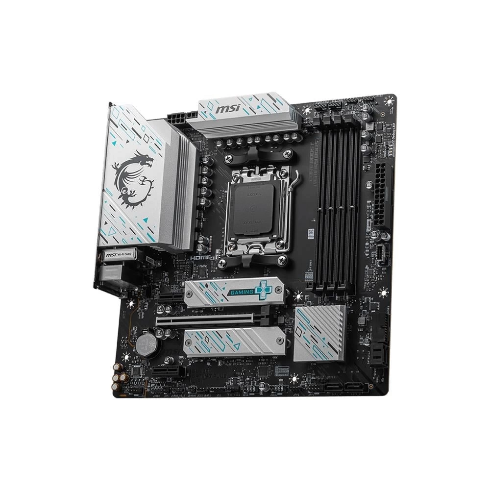 MSI B650M GAMING PLUS WIFI AM5 DDR5 7200MHZ(OC) HDMI DP M.2 USB3.2 2.5G LAN WI-FI 6E MATX