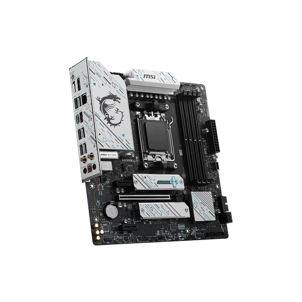 MSI B650M GAMING PLUS WIFI AM5 DDR5 7200MHZ(OC) HDMI DP M.2 USB3.2 2.5G LAN WI-FI 6E MATX