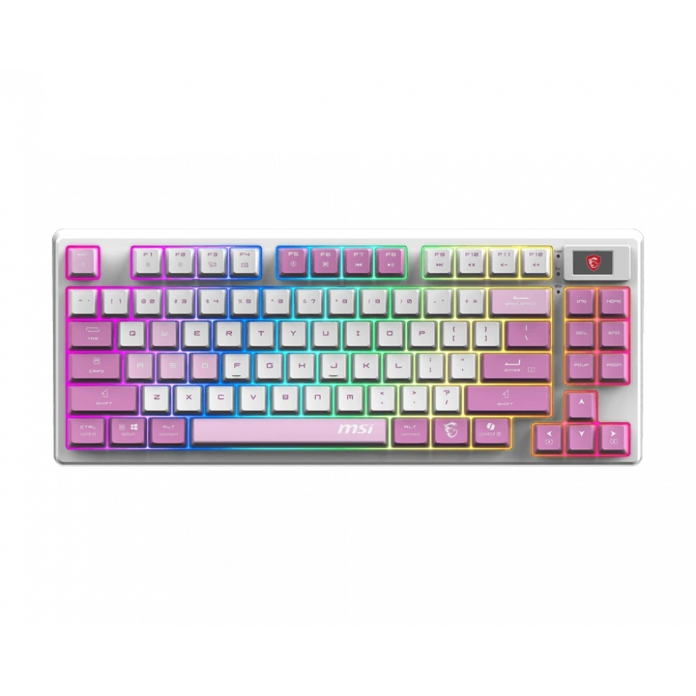 MSI FORGE GK600 TKL W VIOLET TR GAMING KLAVYE