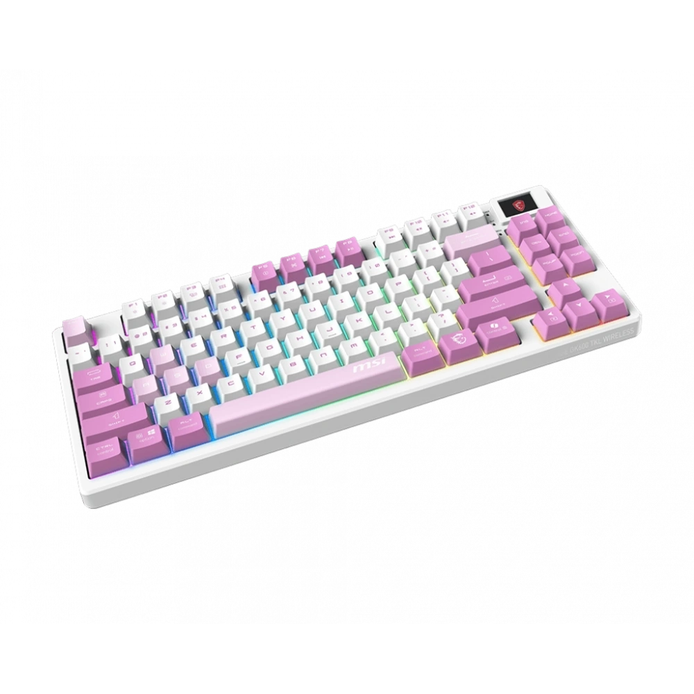 MSI FORGE GK600 TKL W VIOLET TR GAMING KLAVYE