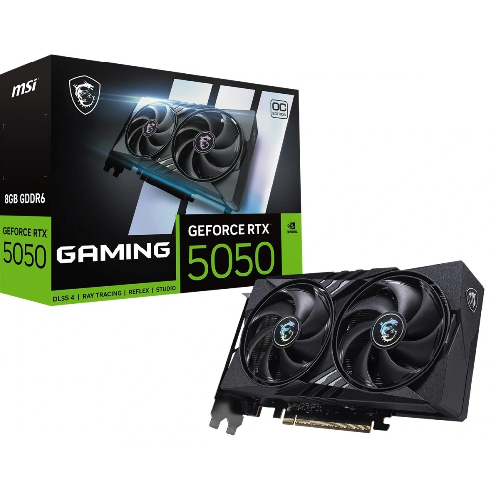 MSI GEFORCE RTX 5050 8G GAMING OC GDDR6 128B DX12 PCIE 5.0 X16 (3XDP 1XHDMI)