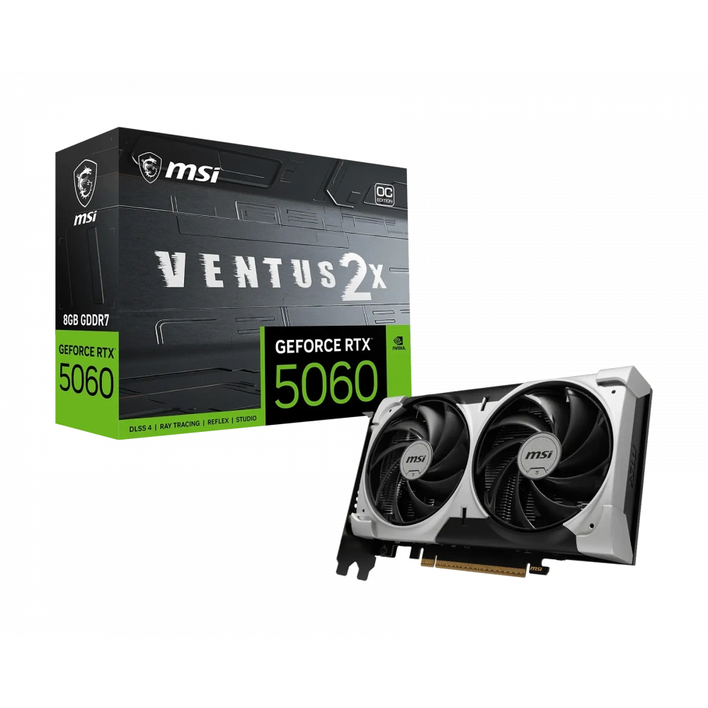 MSI GEFORCE RTX 5060 8G VENTUS 2X OC V1