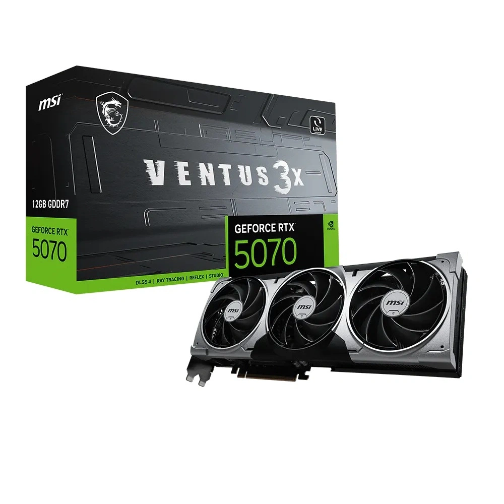 MSI GEFORCE RTX 5070 12G GDDR7 VENTUS 3X