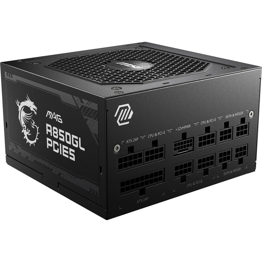 MSI MAG A850GL PCIE5 850W 80+GOLD POWER SUPPLY