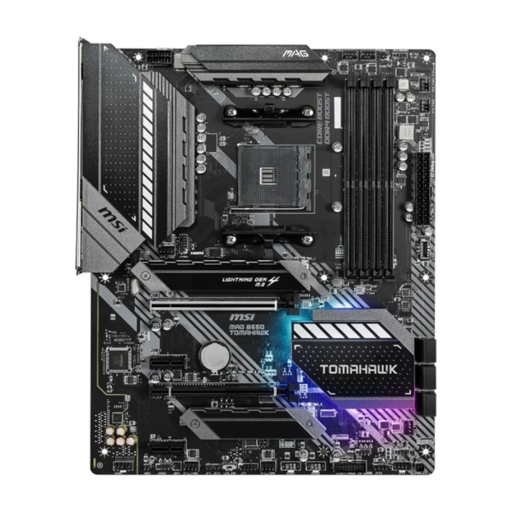 MSI MAG B550 TOMAHAWK MAX WIFI AM4 DDR4 5100(OC) HDMI DP M.2 USB3.2 AMD WIFI 6E RGB ATX