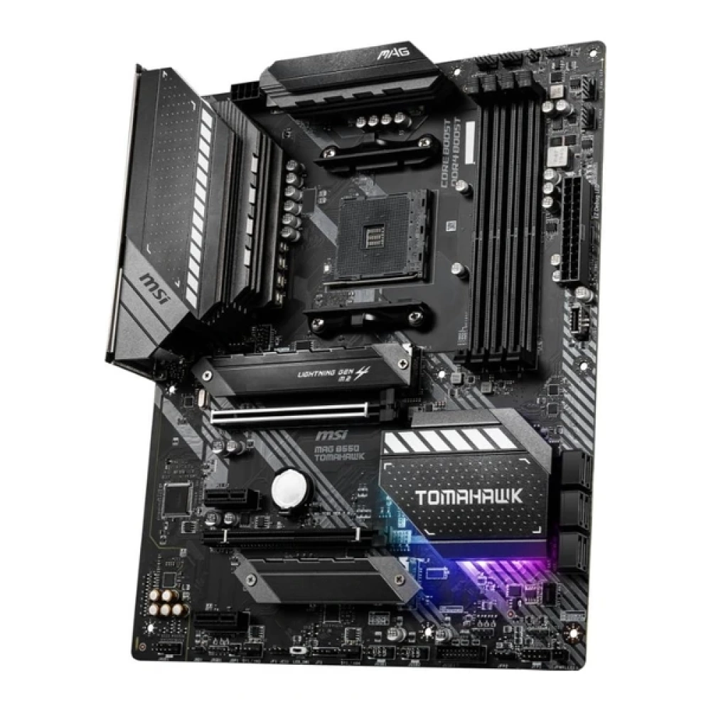 MSI MAG B550 TOMAHAWK MAX WIFI AM4 DDR4 5100(OC) HDMI DP M.2 USB3.2 AMD WIFI 6E RGB ATX