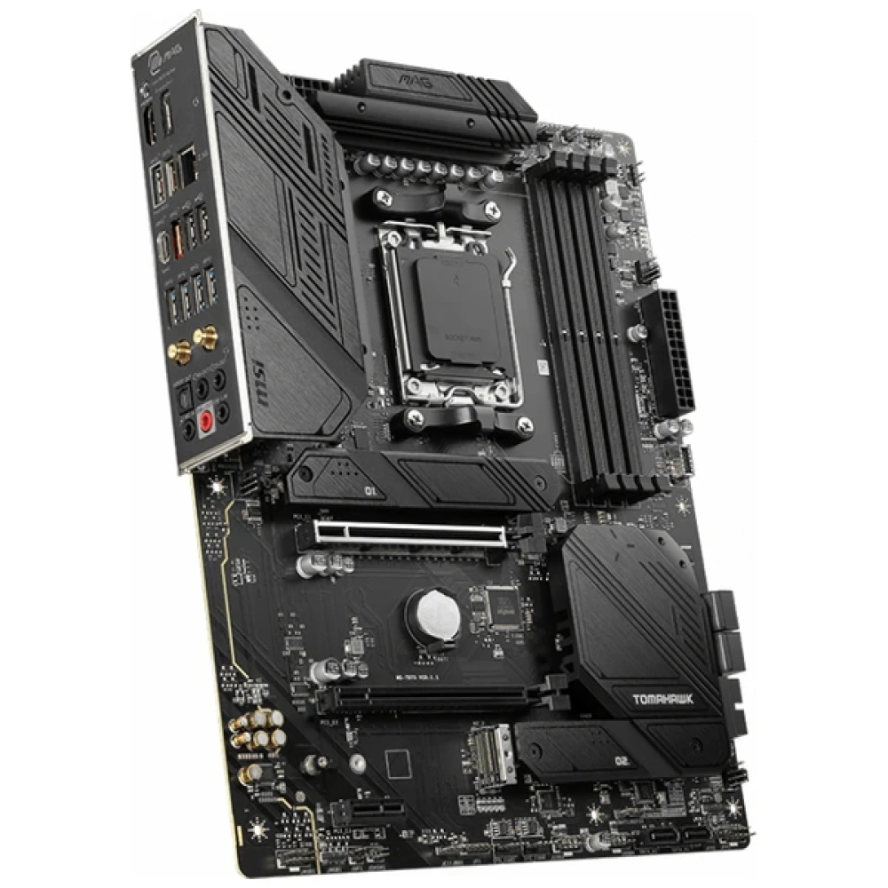 MSI MAG B650 TOMAHAWK WIFI AM5 DDR5 6600MHZ(OC) HDMI DP M.2 USB3.2 2.5G LAN WIFI 6E ATX