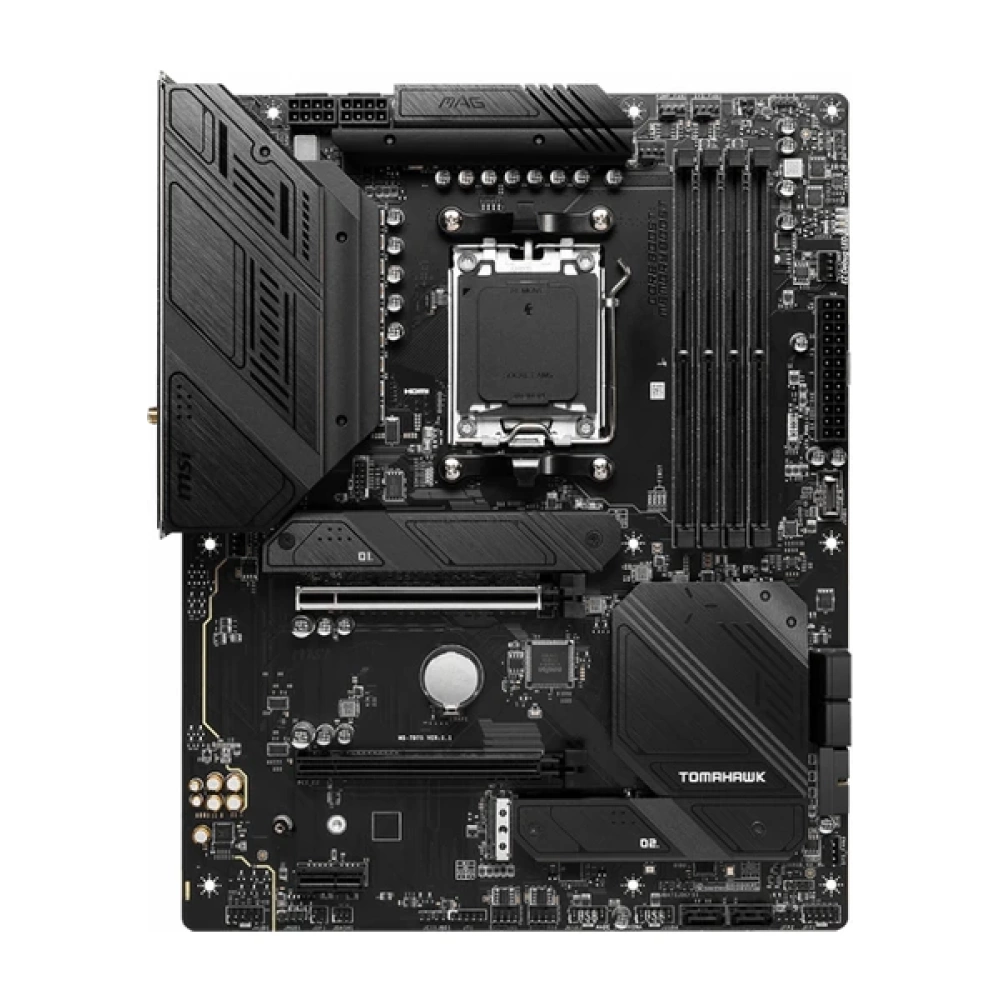 MSI MAG B650 TOMAHAWK WIFI AM5 DDR5 6600MHZ(OC) HDMI DP M.2 USB3.2 2.5G LAN WIFI 6E ATX