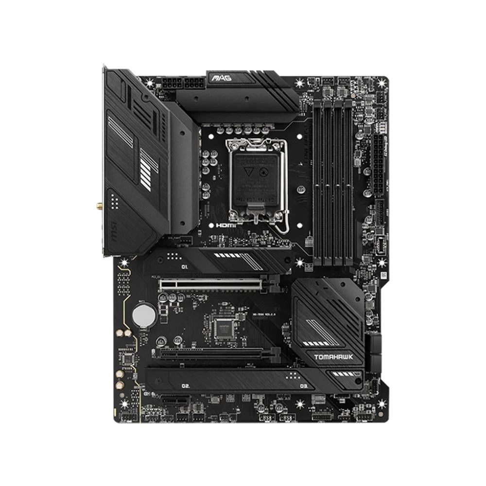 MSI MAG B760 TOMAHAWK WIFI SOKET 1700 DDR5 7000(OC) PCI-E GEN5 M.2 USB3.2 HDMIDP 1X 2.5G LAN WI-FI 6E ATX
