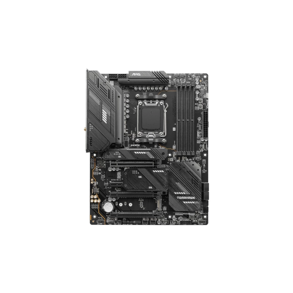 MSI MAG X670E TOMAHAWK WIFI AM5 DDR5 6600MHZ(OC) 4X M.2 USB 3.2 HDMI DP 2.5G LAN AMD WIFI 6E RGB ATX