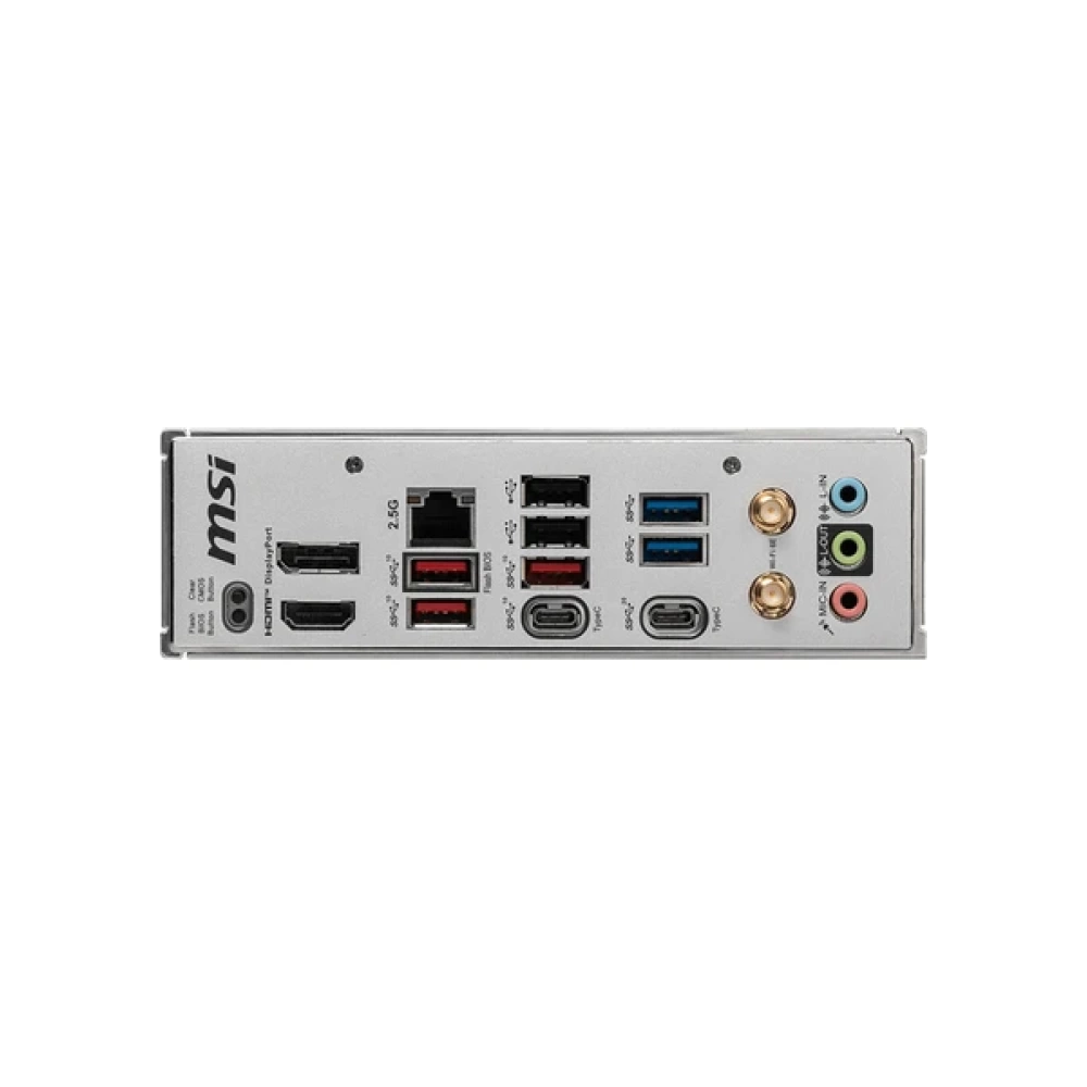 MSI MB B650M PROJECT ZERO AM5 DDR5 7600MHZ(OC) HDMI DP M.2 USB3.2 2.5G LAN WI-FI 6E mATX