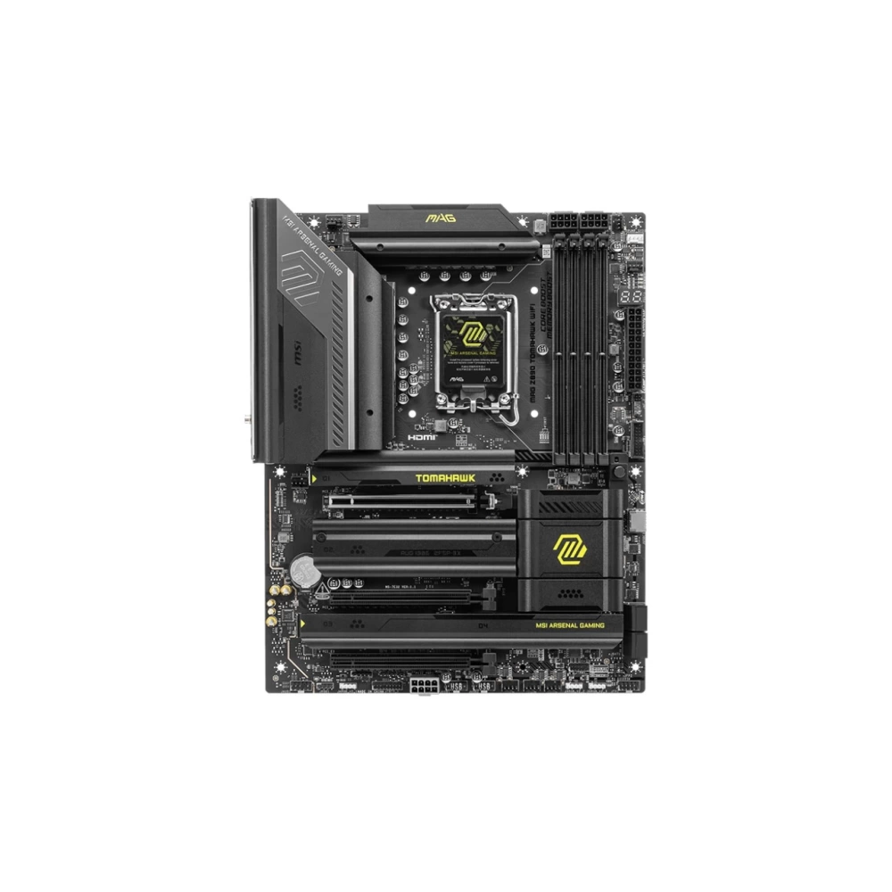 MSI MB MAG Z890 TOMAHAWK WIFI SOKET 1851 DDR5 9200MHZ(OC) USB 20Gbps 4xM.2 2xTB4 HDMI DISPLAY 5G LAN WIFI 7 ATX