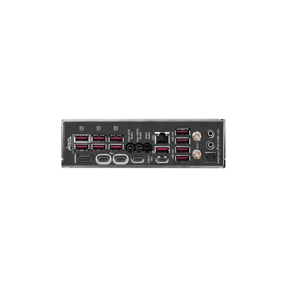 MSI MB MEG Z890 ACE SOKET 1851 DDR5 9200MHZ(OC) USB 20Gbps 5xM.2 2xTB4 HDMI DISPLAY 10G LAN WIFI7 ATX