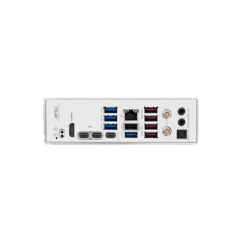 MSI MB MPG Z890 EDGE TI WIFI SOKET 1851 DDR5 9200MHZ(OC) USB 20Gbps 5xM.2 2xTB4 HDMI DISPLAY 5G LAN WIFI 7 ATX