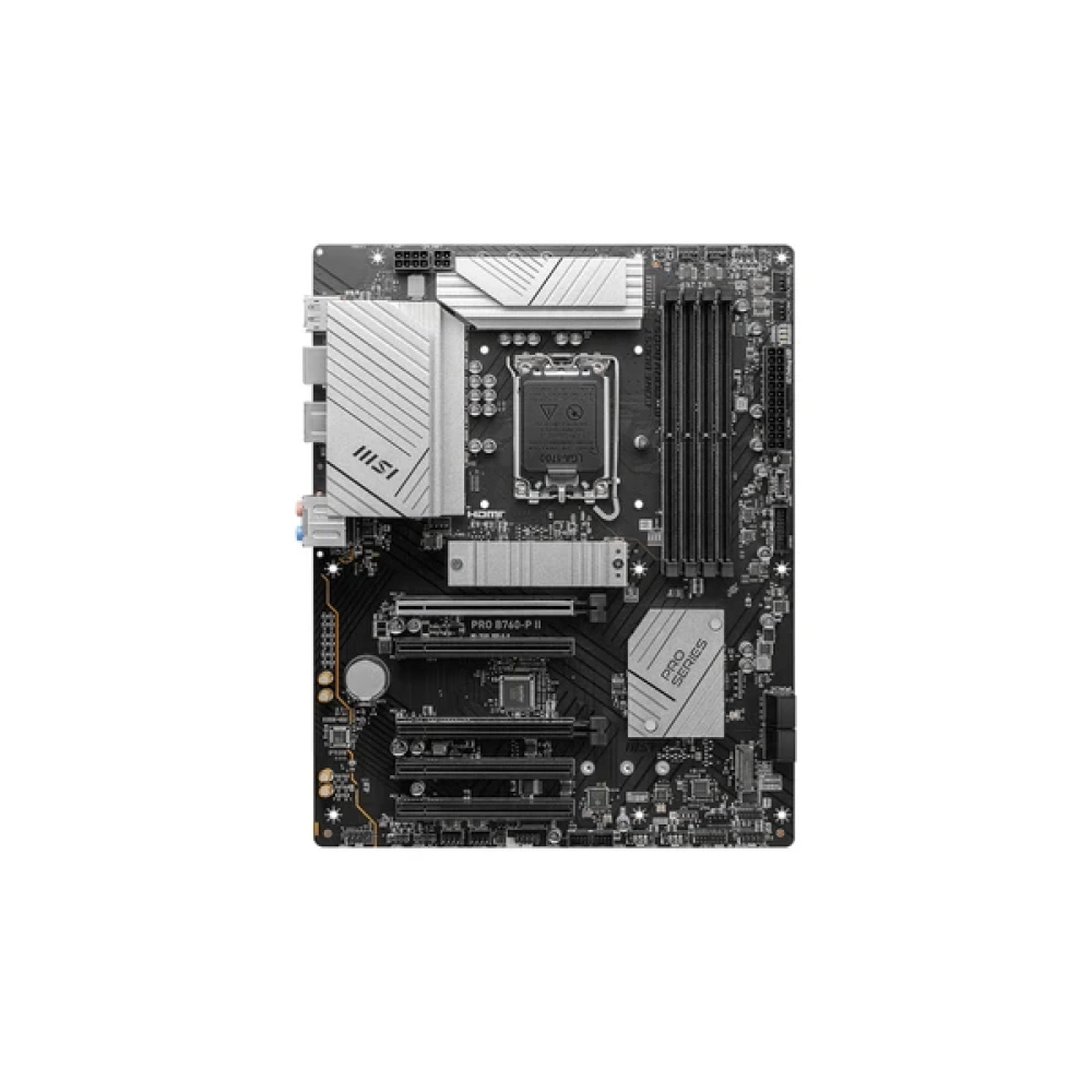 MSI MB PRO B760-P II SOKET 1700 DDR5 7000(OC) PCI-E ,M.2 USB3.2 HDMI,DP 1x 2.5G LAN ATX