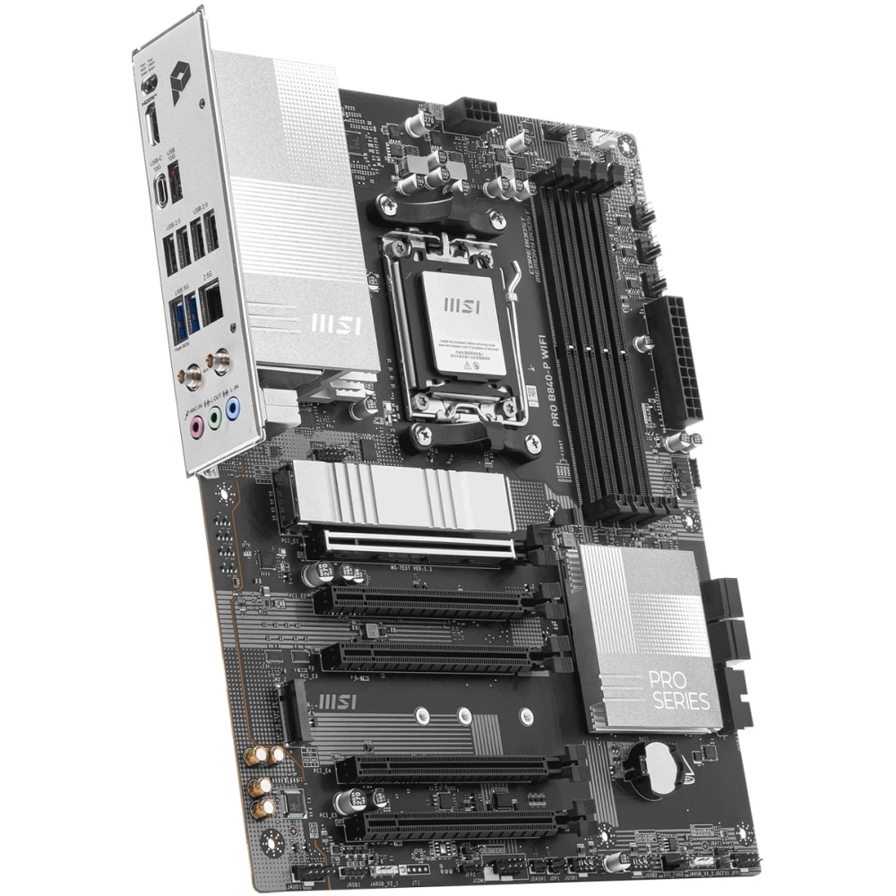 MSI MB PRO B840-P WIFI AM5 DDR5 8000MHZ(OC) HDMI 2x M.2 USB 10Gbs 2.5G LAN WI-FI 7 ATX