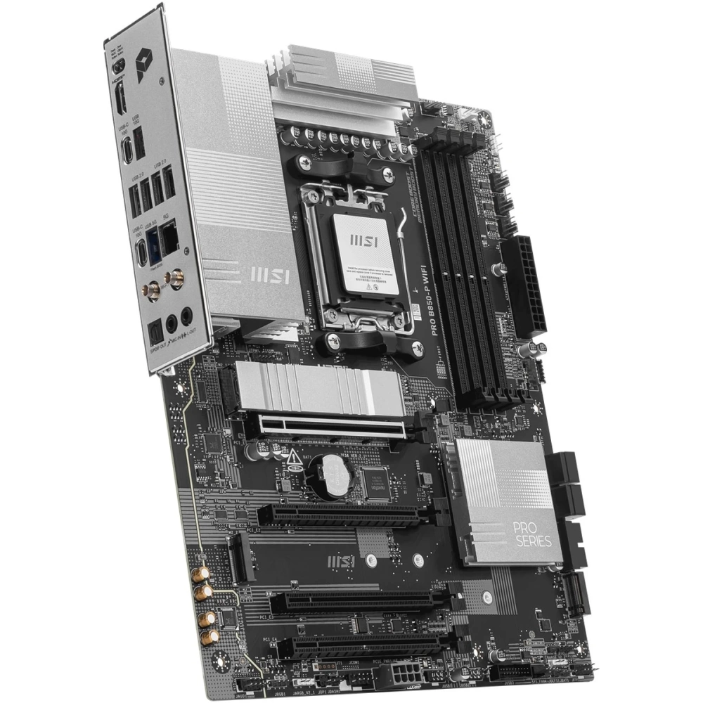 MSI MB PRO B850-P WIFI AM5 DDR5 8200MHZ(OC) HDMI 3x M.2 USB 10Gbs 5G LAN WI-FI 7 ATX