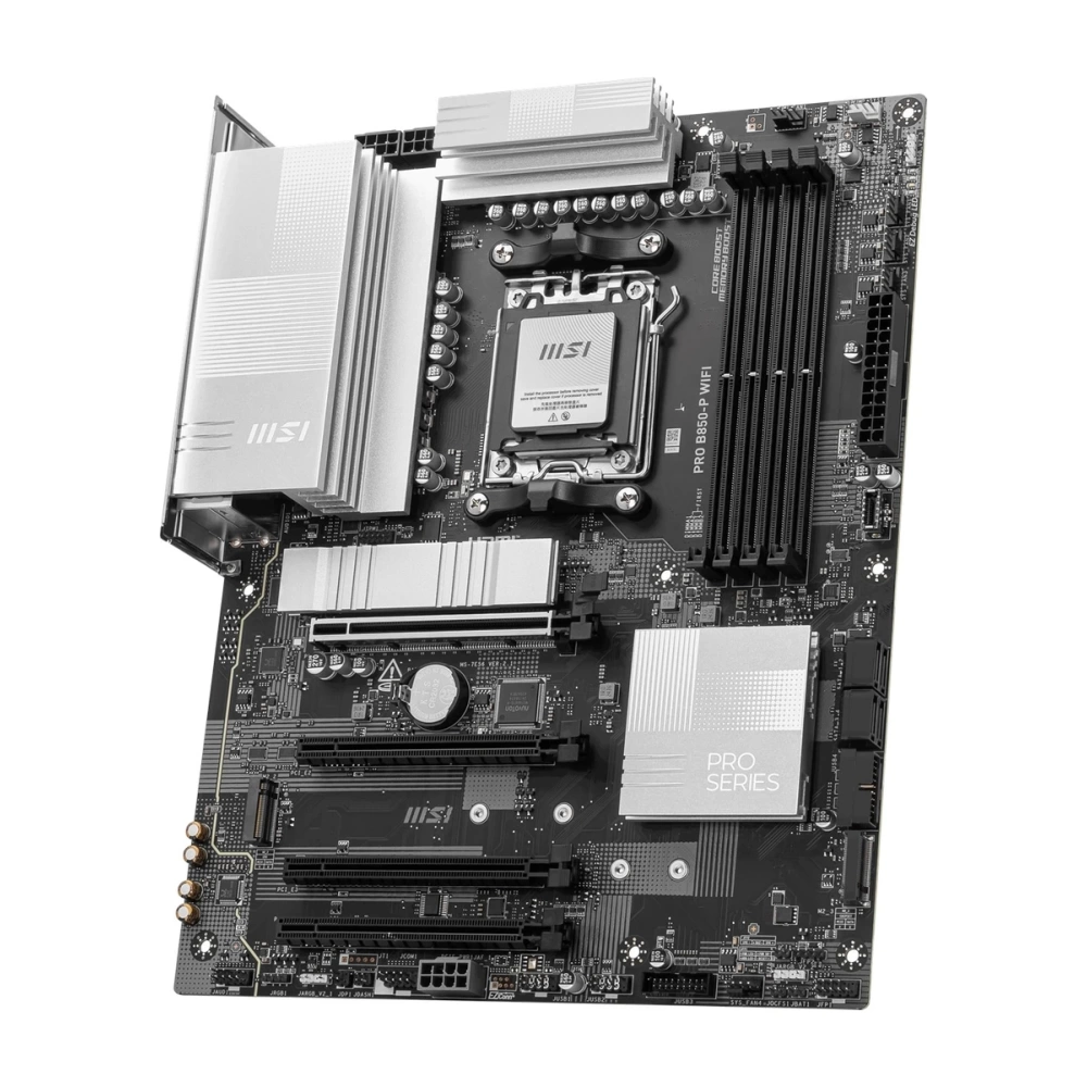 MSI MB PRO B850-P WIFI AM5 DDR5 8200MHZ(OC) HDMI 3x M.2 USB 10Gbs 5G LAN WI-FI 7 ATX