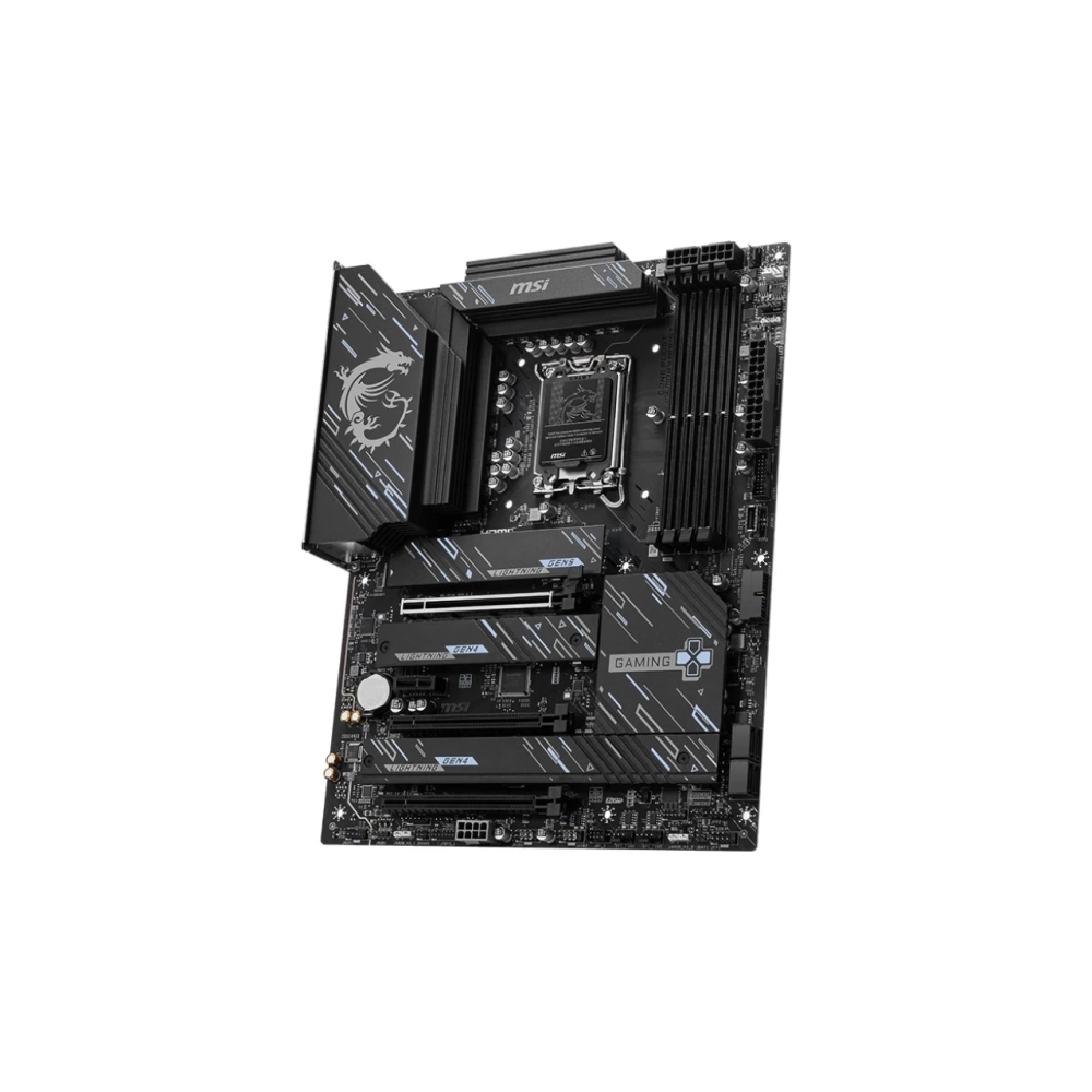 MSI MB Z890 GAMING PLUS WIFI SOKET 1851 DDR5 9200MHZ(OC) USB 20Gbps 4xM.2 1xTB4 HDMI DISPLAY 5G LAN WIFI 7 ATX