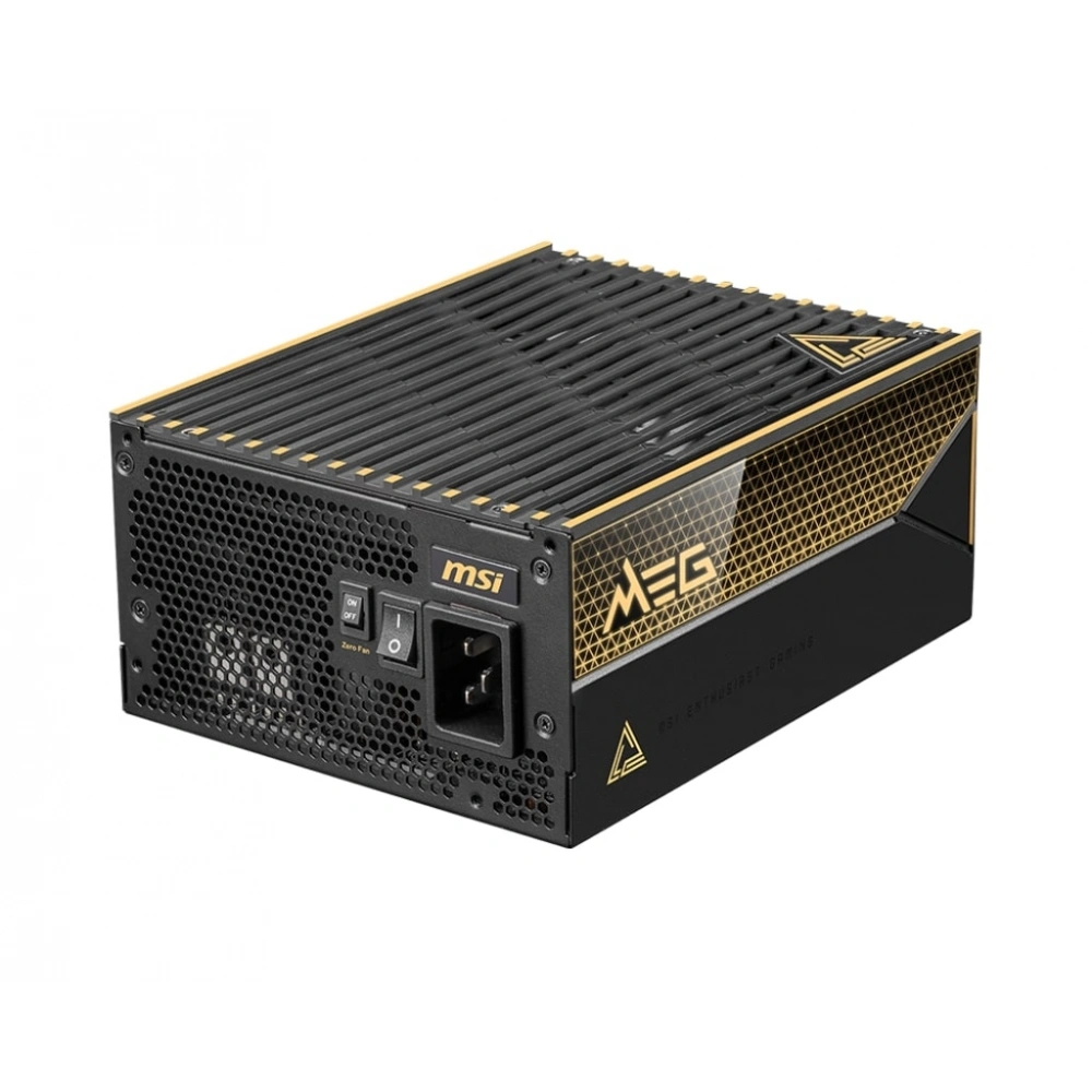 MSI MEG AI1600T PCIE5 1600W80+ TITANIUM FULMODULAR