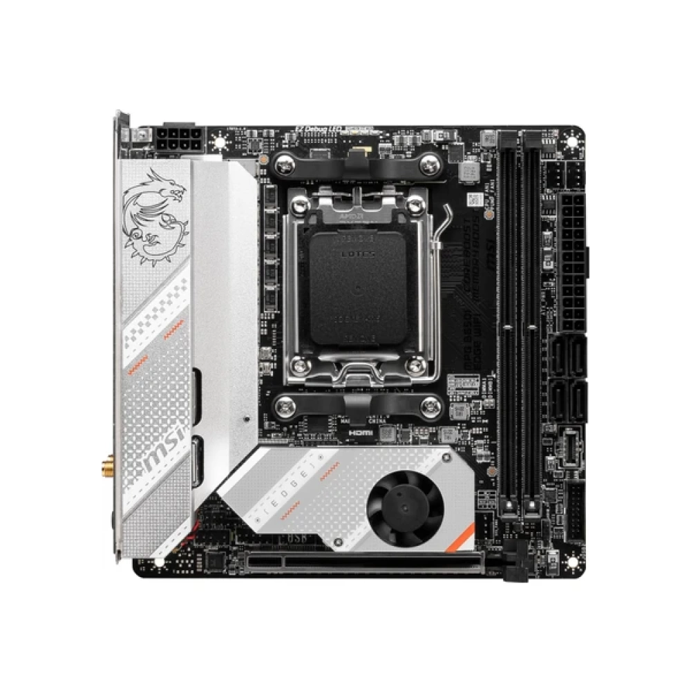 MSI MPG B650I EDGE WIFI AM5 DDR5 7200MHZ(OC) HDMI M.2 USB3.2 2.5G LAN WIFI 6E MİNİ-ITX