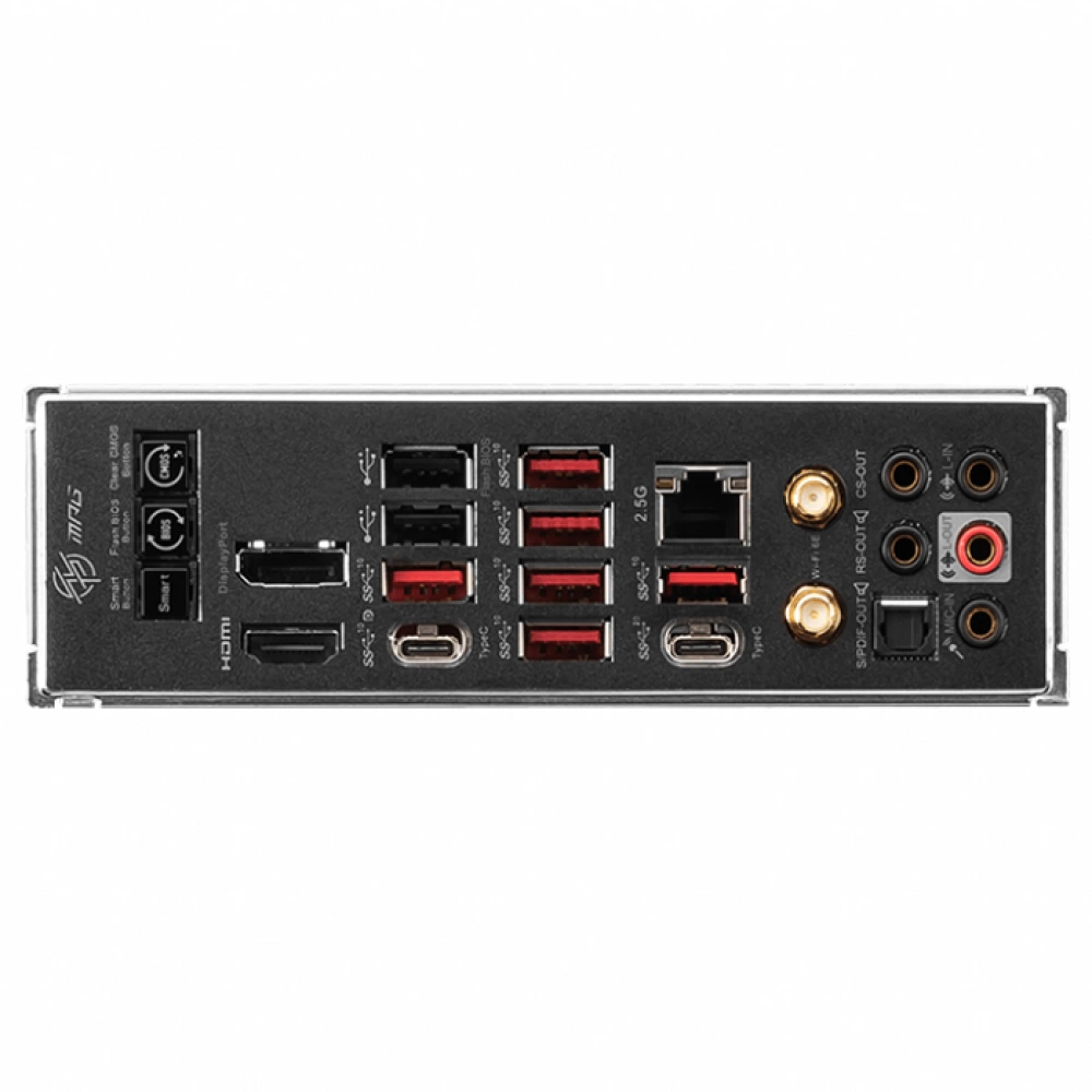 MSI MPG X670E CARBON WIFI AM5 DDR5 6600MHZ(OC) 4X M.2 USB 3.2 HDMI DP 2.5G LAN AMD WIFI 6E RGB ATX
