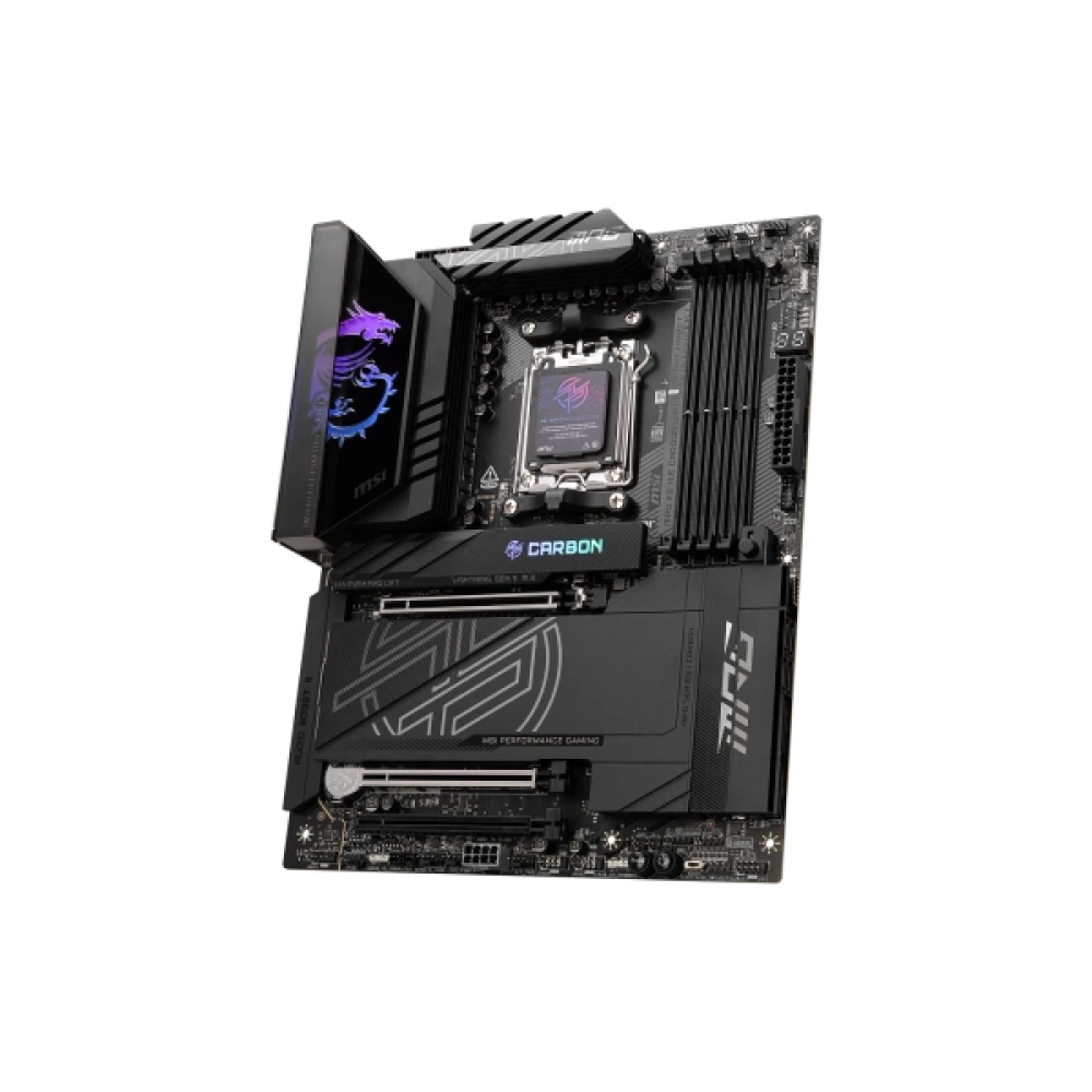 MSI MPG X870E CARBON WIFI AM5 DDR5 8400MHZ(OC) USB4 4x M.2 HDMI 5G LAN 2.5G LAN WIFI 7 RGB ATX