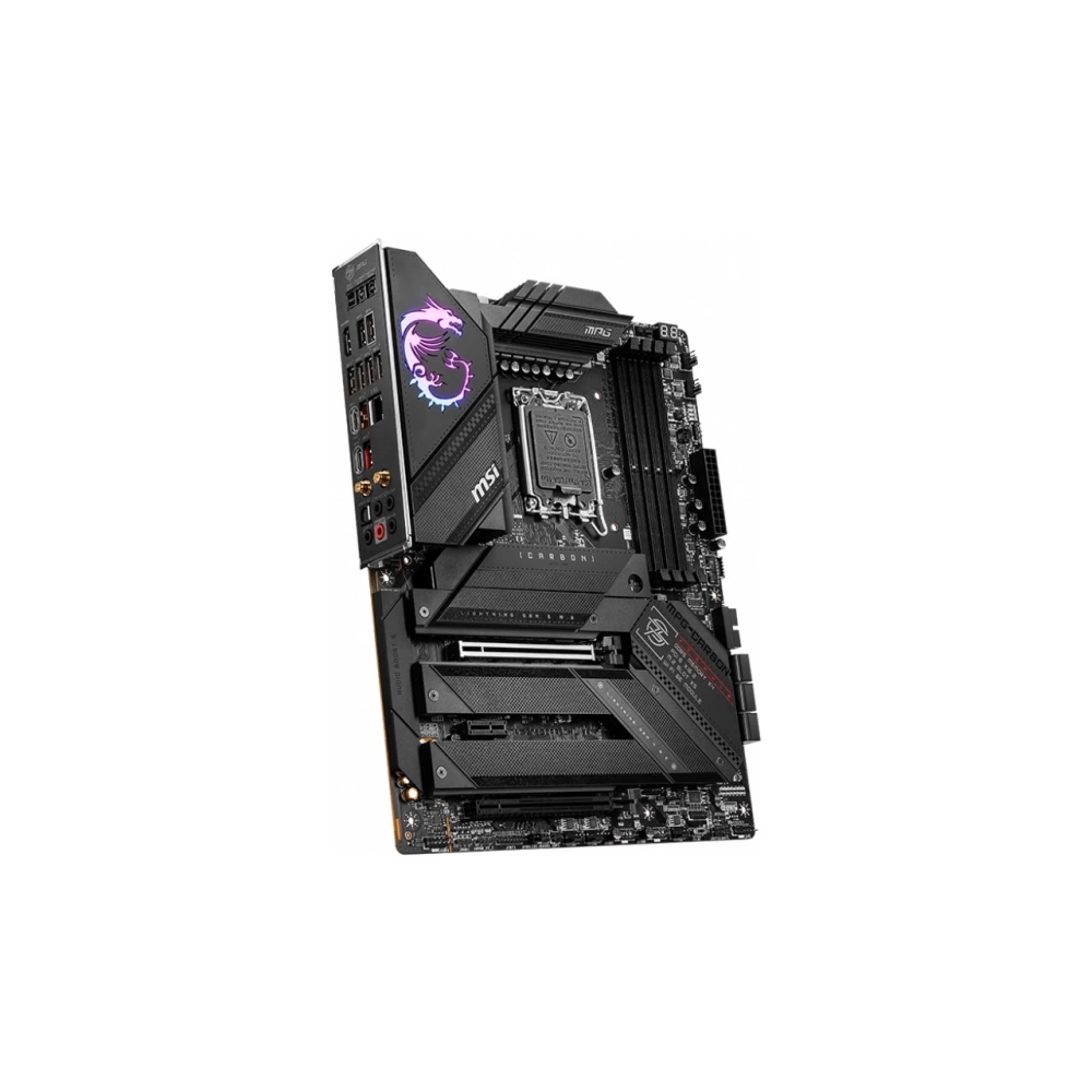 MSI MPG Z790 CARBON WIFI SOKET 1700 DDR5 7600MHZ(OC) PCI-E GEN5 M.2 USB3.2 HDMI 1X2.5G LAN  WI-FI 6E ATX