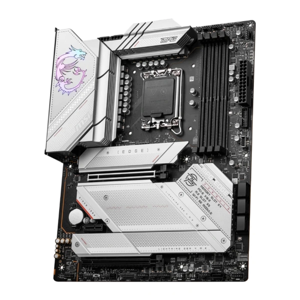 MSI MPG Z790 EDGE WIFI DDR4 SOKET 1700 DDR4 5333MHZ(OC) PCI-E GEN5 M.2 USB3.2 DP HDMI 1X2.5G LAN  WI-FI 6E ATX