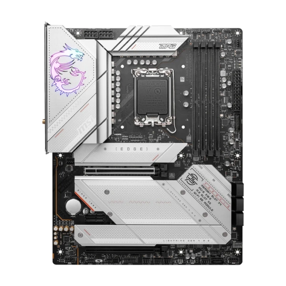 MSI MPG Z790 EDGE WIFI DDR4 SOKET 1700 DDR4 5333MHZ(OC) PCI-E GEN5 M.2 USB3.2 DP HDMI 1X2.5G LAN  WI-FI 6E ATX