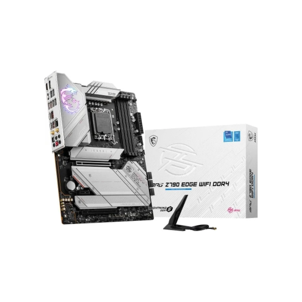 MSI MPG Z790 EDGE WIFI DDR4 SOKET 1700 DDR4 5333MHZ(OC) PCI-E GEN5 M.2 USB3.2 DP HDMI 1X2.5G LAN  WI-FI 6E ATX