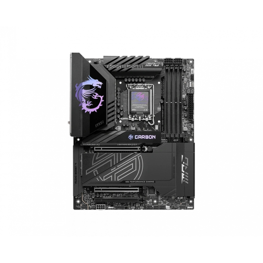 MSI MPG Z890 CARBON WIFI DDR5 9200(OC) DVI HDMI ATX