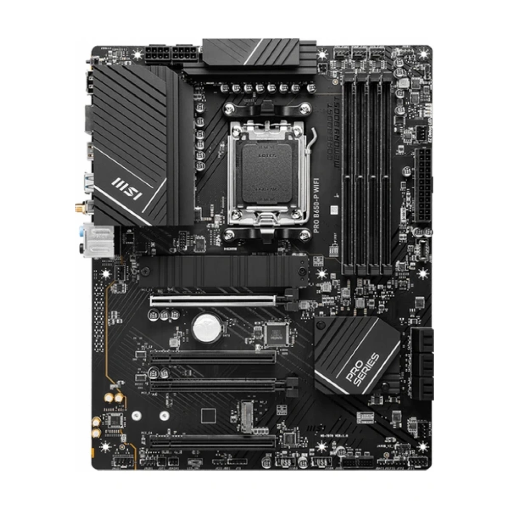 MSI PRO B650-P WIFI AM5 DDR5 6400MHZ(OC) HDMI DP M.2 USB3.2 2.5G LAN WIFI 6E ATX
