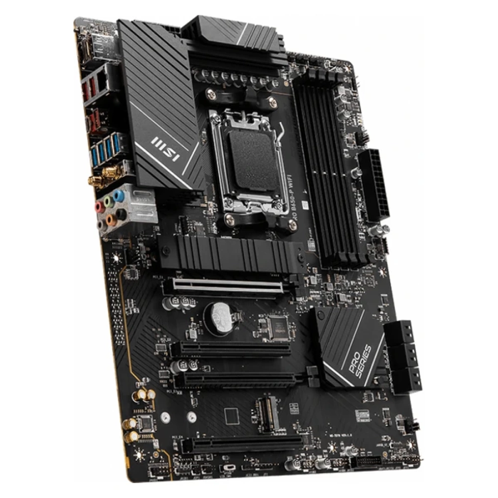 MSI PRO B650-P WIFI AM5 DDR5 6400MHZ(OC) HDMI DP M.2 USB3.2 2.5G LAN WIFI 6E ATX