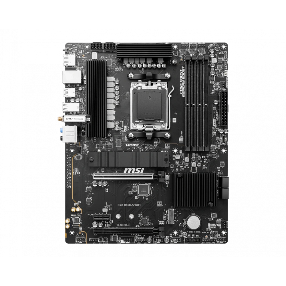 MSI PRO B650-S WIFI DDR5 7200(OC)MHz HDMI DP M.2 ATX AM5