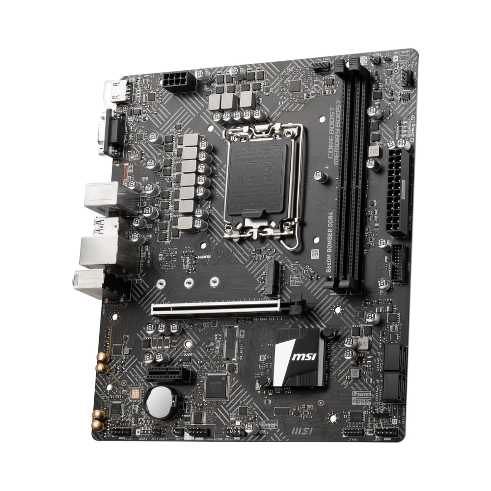 MSI PRO B660M-E DDR4 SOKET 1700 DDR4 4600(OC) PCI-E GEN 4 M.2 USB3.2 1X 1G LAN MATX