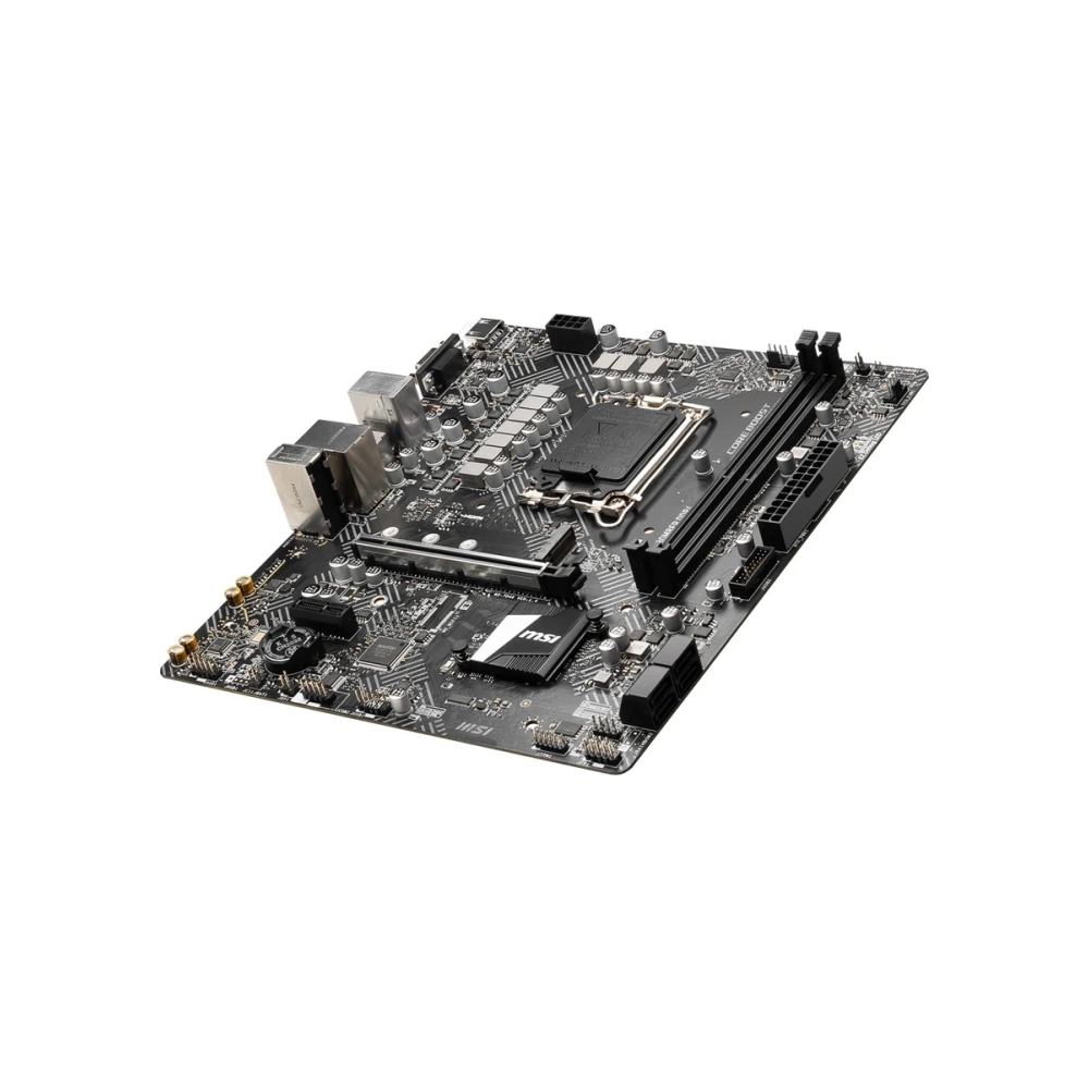 MSI PRO B660M-E DDR4 SOKET 1700 DDR4 4600(OC) PCI-E GEN 4 M.2 USB3.2 1X 1G LAN MATX