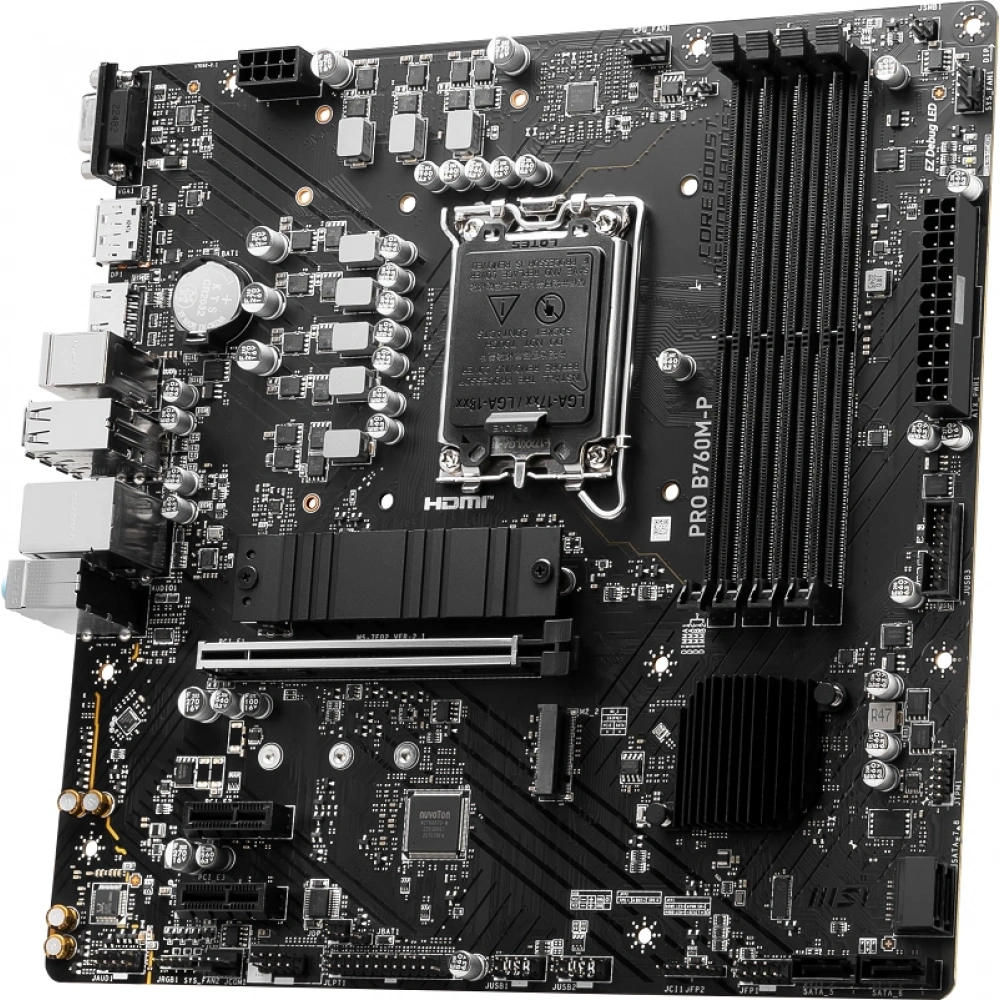 MSI PRO B760M-P DDR5 6800MHz(OC) M.2 HDMI mATX 1700p