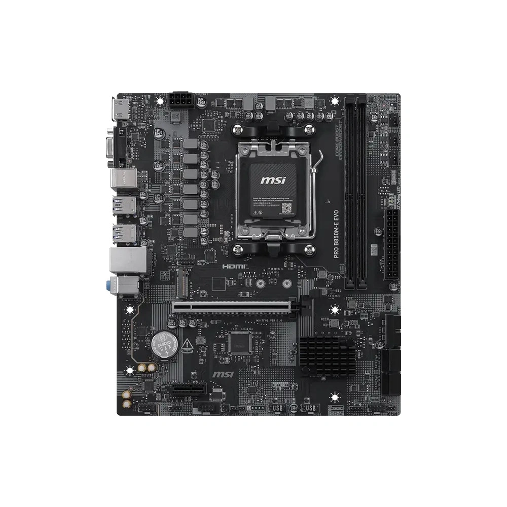 MSI PRO B850M-E EVO DDR5 ANAKART 8200MHz(OC)