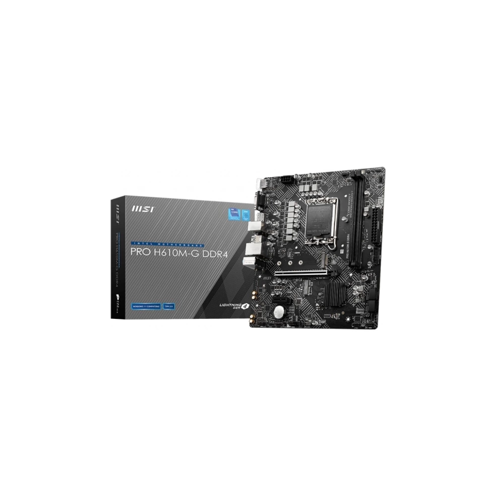 MSI PRO H610M-G DDR4 3200 MHz DPx1 HDMIx1 USB3.2 mATX Anakart