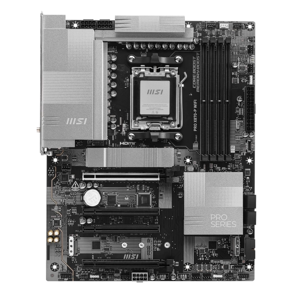 MSI PRO X870-P WIFI AM5 DDR5 8200MHZ(OC) 3x M.2 USB4 HDMI 5G LAN WIFI 7 RGB ATX